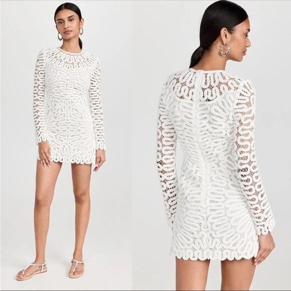 SIMKHAI Mccall Cage Crochet Dress - Picture 1 of 8